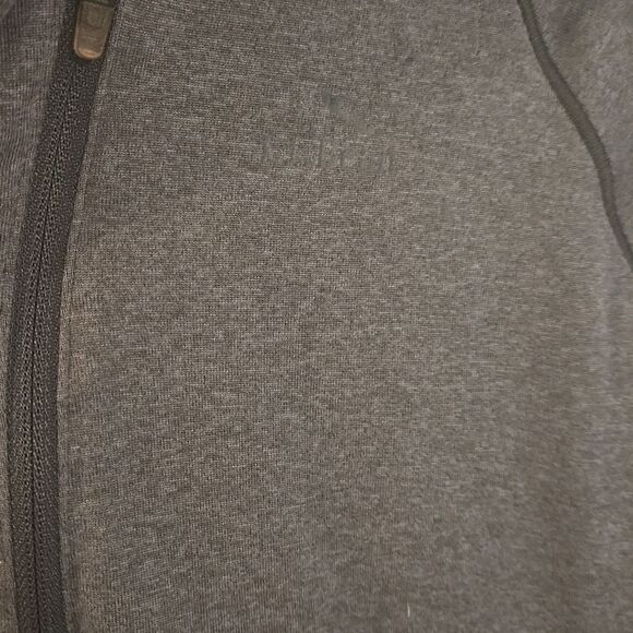 L.L. Bean Gray Quarter-Zip Pullover - Picture 3 of 7